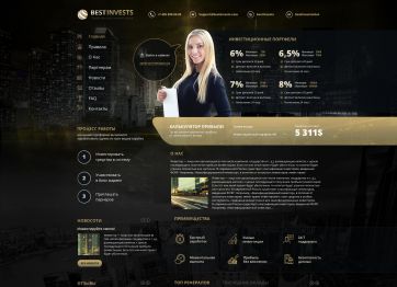 Picture of the Bestinvests project HYIP template
