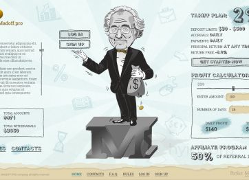 Picture of the Madoff project HYIP template