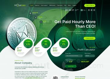 Picture of the Hourceo project HYIP template