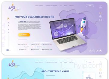 Picture of the Uptrend-value project HYIP template